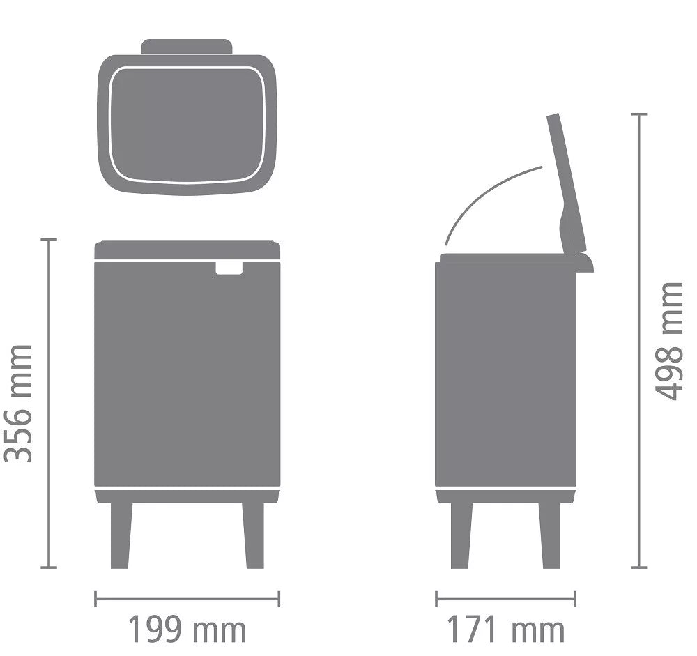 Brabantia Bo Waste Bin Hi hulladékgyűjtő