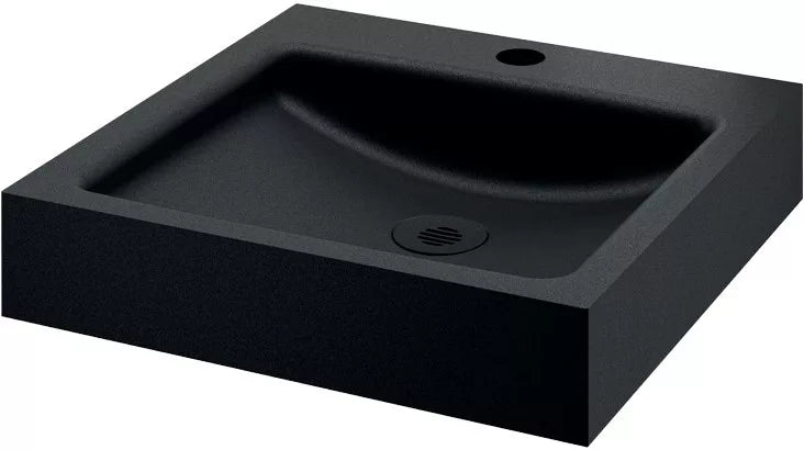 DELABIE UNITO hand basin, matt black