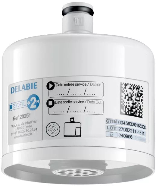 DELABIE BIOFIL végponti szűrő mosdócsapra