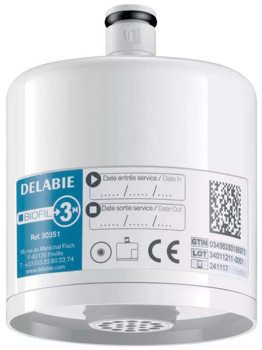 DELABIE BIOFIL végponti szűrő mosdócsapra