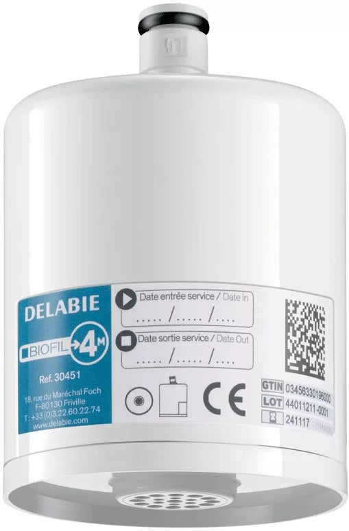 DELABIE BIOFIL végponti szűrő mosdócsapra
