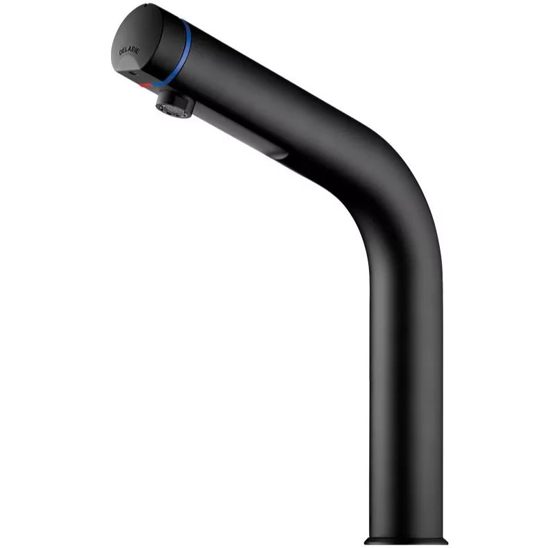 DELABIE TEMPOMIX 3 deck-mounted basin tap, matt black