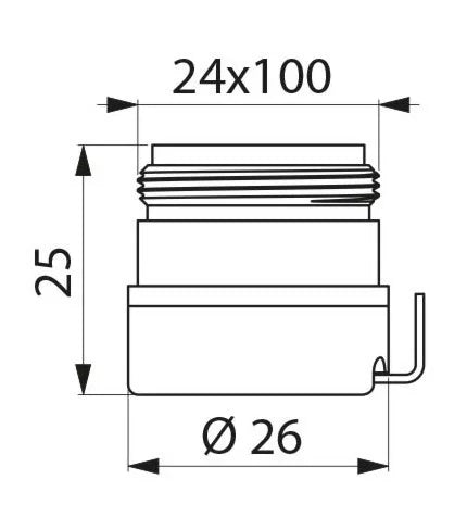 DELABIE BIOFIL push-fit csatlakozó