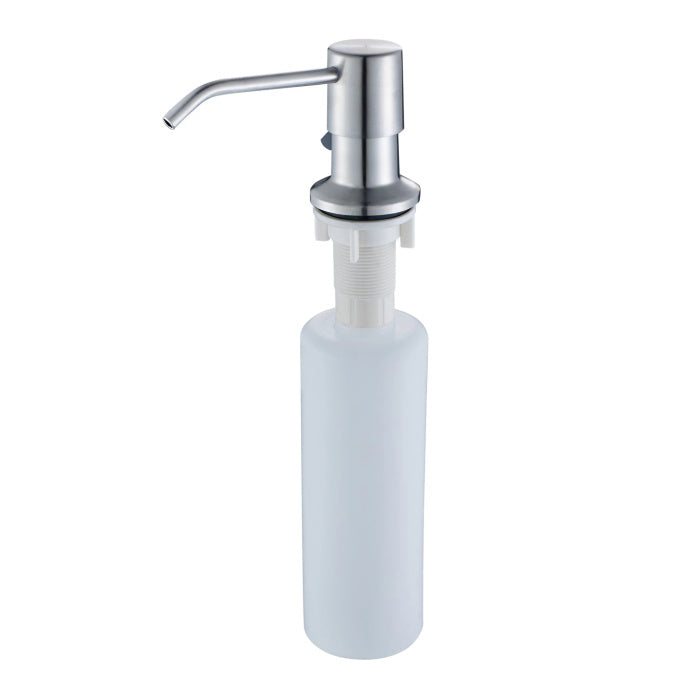 Beépíthető mosogatószer-adagoló nikkel (inox) fejjel